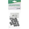 InLine kabelio riebokšlis nailoninis IP68 3,5–6 mm juodas 10 vnt., neoprenas, nailonas, juoda, 43 g, 80 mm, 120 mm, 25 mm