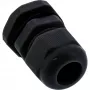 Kabelio riebokšlis InLine 44012B nailoninis IP68 kabeliams Ø6–12 mm, juodas, pakuotė po 10 vnt.