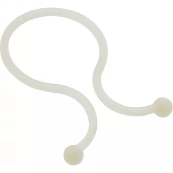 Susukami kabelių raiščiai InLine 14–17 mm nailonas balti, pakuotėje 100 vnt.