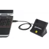 Manhattan USB-A išmaniųjų / SIM kortelių skaitytuvas, 480 Mbps (USB 2.0), stalinis vertikalus, trinties tipo suderinamas, didelės spartos USB, laidas 86 cm, juodas, trejų metų garantija