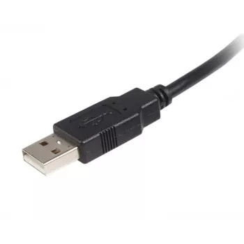 StarTech.com 0,5 m USB 2.0 A į B laidas - M/M, 0,5 m, USB A, USB B, USB 2.0, Vyriškas/Vyriškas, Juodas