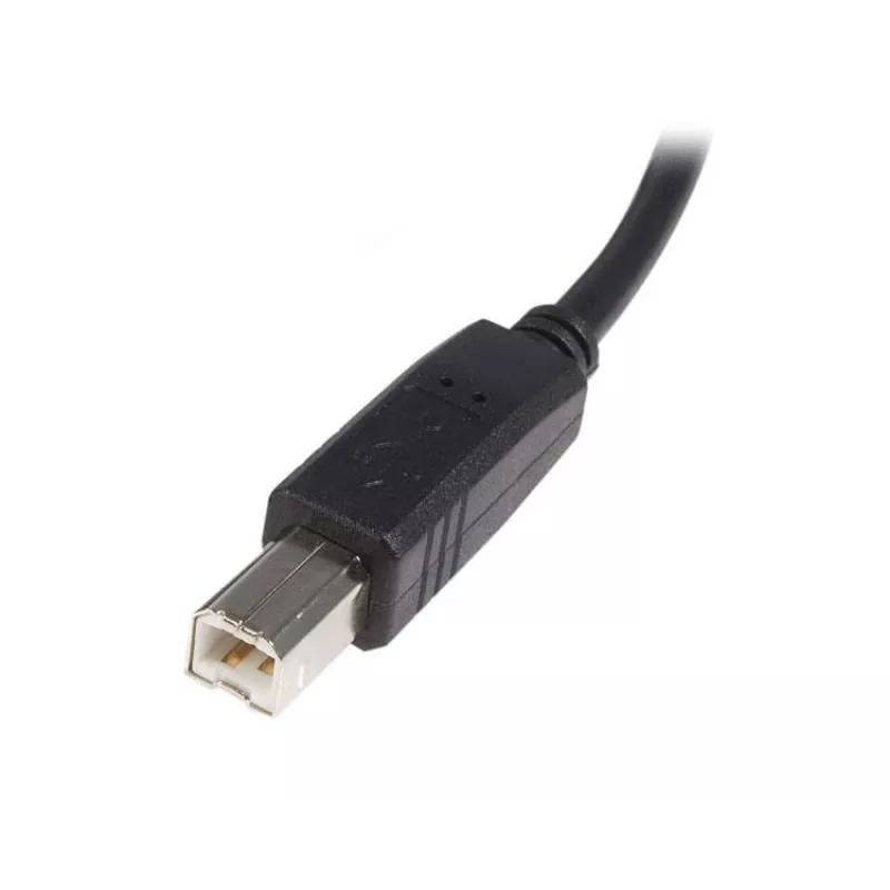 StarTech.com 0,5 m USB 2.0 A į B laidas - M/M, 0,5 m, USB A, USB B, USB 2.0, Vyriškas/Vyriškas, Juodas