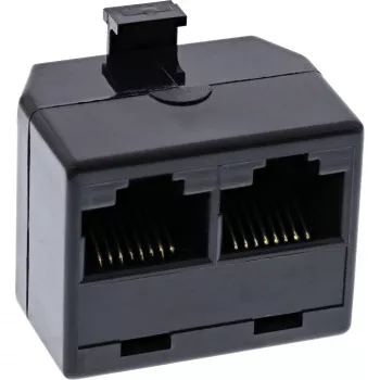 InLine ISDN paskirstymo skirstytuvas 1x RJ45 M / 2x RJ45 F be galinio rezistoriaus