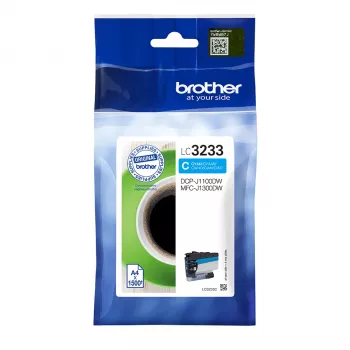 Kasetė Brother LC-3233C mėlynas rašalas 1500 puslapių DCP-J1100DW/MFC-J1300DW