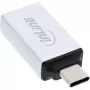 InLine USB 3.2 Gen.2 adapteris, USB-C kištukas į USB-A lizdą, sidabrinis