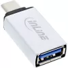 InLine USB 3.2 Gen.2 adapteris, USB-C kištukas į USB-A lizdą, sidabrinis