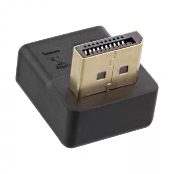 InLine DisplayPort adapteris, DisplayPort kištukas / DisplayPort lizdas, kampu į viršų