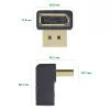 InLine DisplayPort adapteris, DisplayPort kištukas / DisplayPort lizdas, kampu į viršų