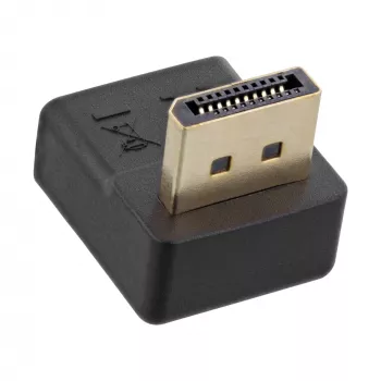 InLine DisplayPort adapteris, DisplayPort kištukas / lizdas, į apačią nukreiptas