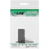 InLine DisplayPort adapteris, DisplayPort kištukas / lizdas, į apačią nukreiptas