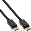 Aktyvus DisplayPort 1.4 laidas InLine 17207P 8K4K juodas auksinis 7,5 m