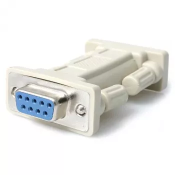 StarTech.com DB9 RS232 serijinis nulinio modemo adapteris - Mot./Mot., DB-9, DB-9, Balta
