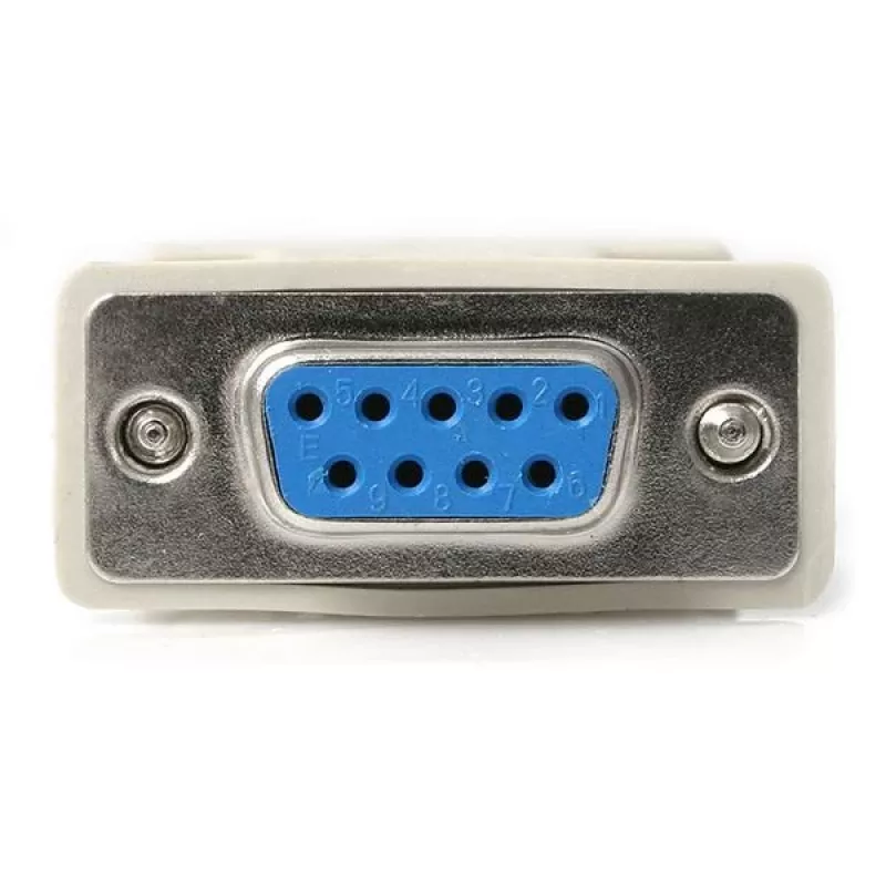 StarTech.com DB9 RS232 serijinis nulinio modemo adapteris - Mot./Mot., DB-9, DB-9, Balta