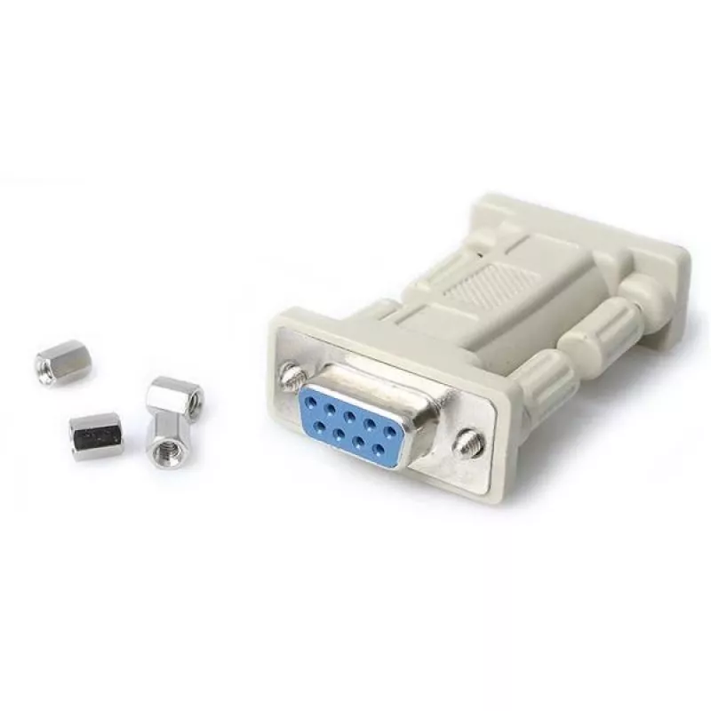StarTech.com DB9 RS232 serijinis nulinio modemo adapteris - Mot./Mot., DB-9, DB-9, Balta