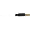 InLine Micro USB 2.0 plokščias laidas USB A / Micro-B, juodas / auksinis, 0,5 m