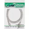InLine maitinimo kabelis, CEE 7/7 kampuotas / 3 kontaktų IEC C13 kištukas, pilkas, 2 m