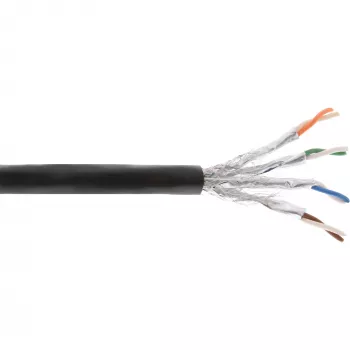 InLine montavimo kabelis lauko sąlygoms S/FTP PiMF Cat.7a AWG 23 varinis 1200 MHz PE, 50m
