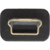 InLine USB 2.0 plokščias kabelis USB A tipo kištukas / Mini-B kištukas 5 kontaktų, juodas/auksinis 5 m