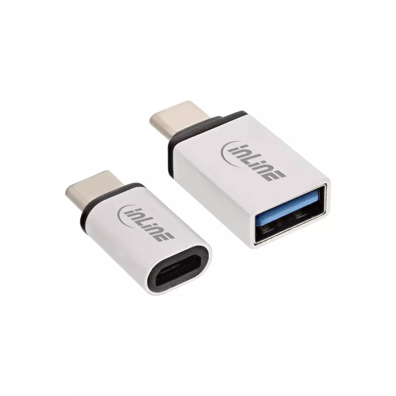 USB-C adapterių rinkinys InLine 35809 USB-C V su Micro-USB V ir USB3.0 A V