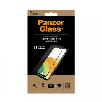 Ekrano apsauginis stiklas PanzerGlass Samsung Galaxy A33 5G atsparus įbrėžimams ir smūgiams