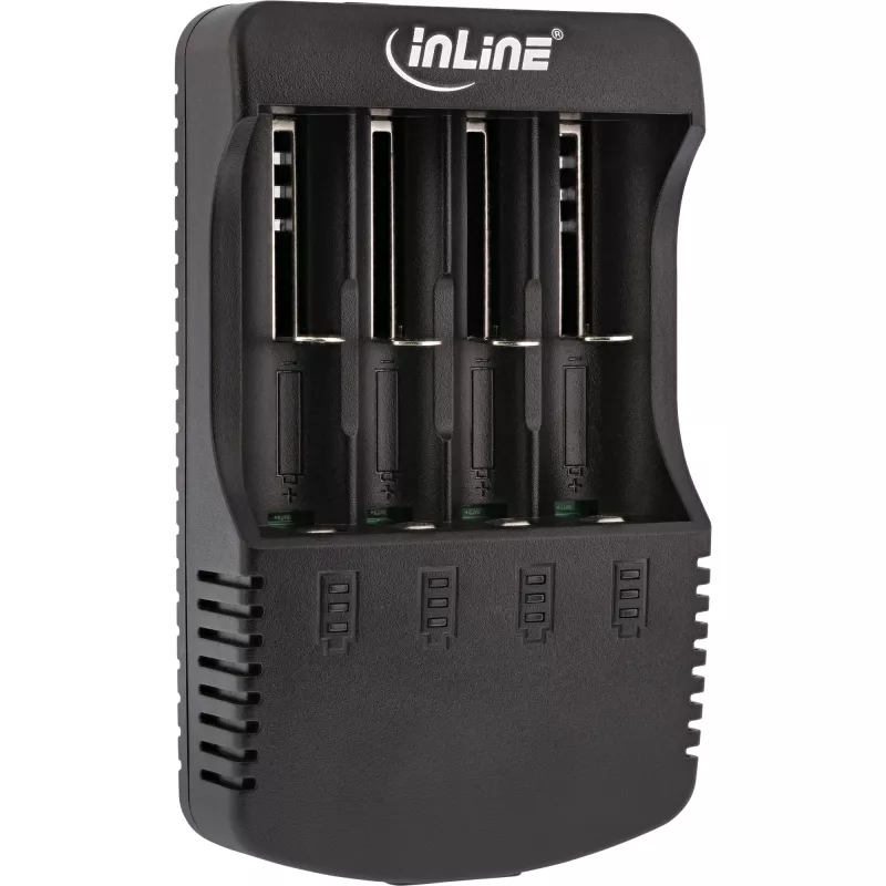 „InLine“ įkroviklis ličio ir NiCd+NiMH baterijoms, 1 vnt.