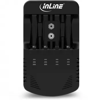 InLine baterijų įkroviklis NiMH/NiCd, AA, AAA ir 9V