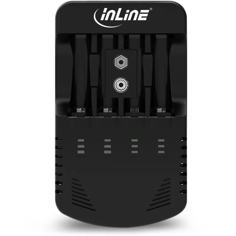 InLine baterijų įkroviklis NiMH/NiCd, AA, AAA ir 9V