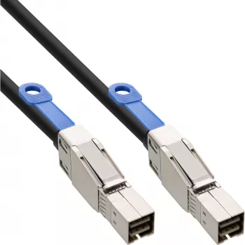 InLine išorinis Mini SAS HD kabelis SFF-8644 į SFF-8644 12Gb/s 1m