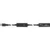 InLine USB3.2 Gen.1 aktyvus retransliatoriaus kabelis A tipo kištukas / lizdas, juodas, 10 m