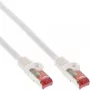 InLine komutacinis kabelis S/FTP PiMF Cat.6 250MHz varinis be halogenų baltas 3m