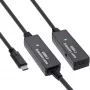 InLine USB 3.2 Gen.1 aktyvus prailginimas, USB-C kištukas į USB-C lizdą, 10 m