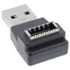 InLine USB 3.2 adapteris, USB-A kištukas į vidinį USB-E priekinio skydelio lizdą