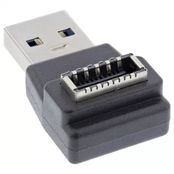 InLine USB 3.2 adapteris, USB-A kištukas į vidinį USB-E priekinio skydelio lizdą