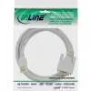 InLine HDMI į DVI laidas, kištukas / 18+1 kištukas, baltas auksinis 3m