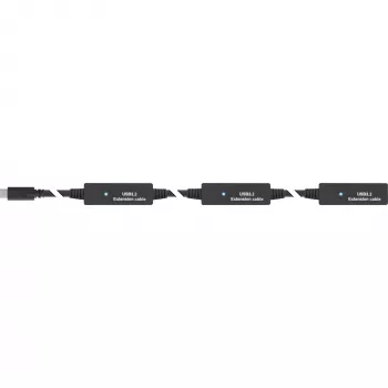 InLine USB 3.2 Gen.1 aktyvusis ilgintuvas, USB-C kištukas į USB-C lizdą, 15m