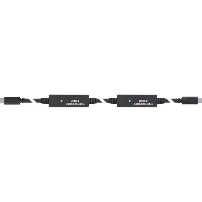 InLine USB 3.2 Gen.1 aktyvus laidas, USB-C kištukas į USB-C kištuką, 15 m