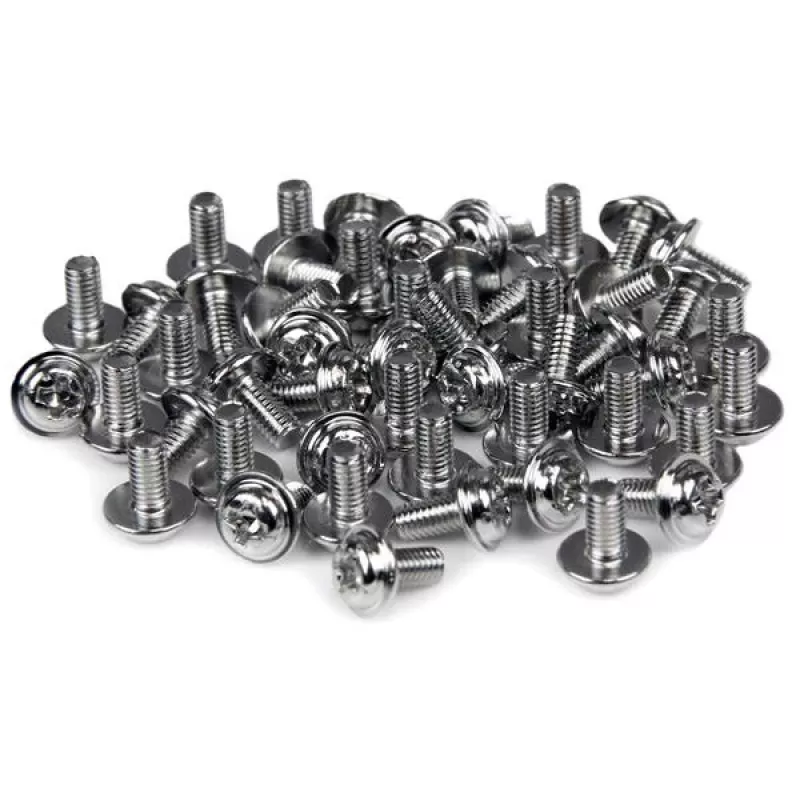 StarTech.com kompiuterio tvirtinimo varžtai M3 x 1/4 col. ilgio stovo – 50 vnt. pakuotė