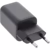 InLine USB maitinimo šaltinis, įkroviklis, USB-A + USB Type-C, 33 W, PD + QC