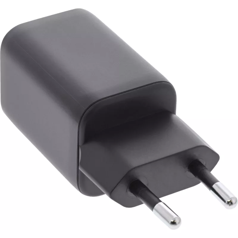 InLine USB maitinimo šaltinis, įkroviklis, USB-A + USB Type-C, 33 W, PD + QC