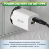 InLine USB maitinimo šaltinis, įkroviklis, USB-A + USB Type-C, 33 W, PD + QC