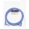 InLine komutacinis kabelis, dvi pusės žemyn kampuotos, S/FTP (PiMf), Cat.6, PVC, mėlynas, 1,6 m