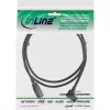 InLine Micro USB 2.0 laidas USB Type A vyriškas / Micro-B vyriškas, kampuotas, juodas, 1,5 m