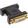 InLine DVI-D adapteris DVI-I 24+5 moteriška / DVI-D 24+1 vyriška, paauksuotas