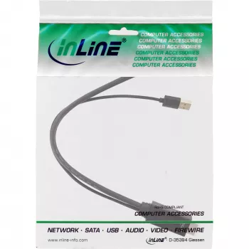InLine HDMI V į DisplayPort J keitiklio laidas, 4K, juodas/auksinis, 0,3 m