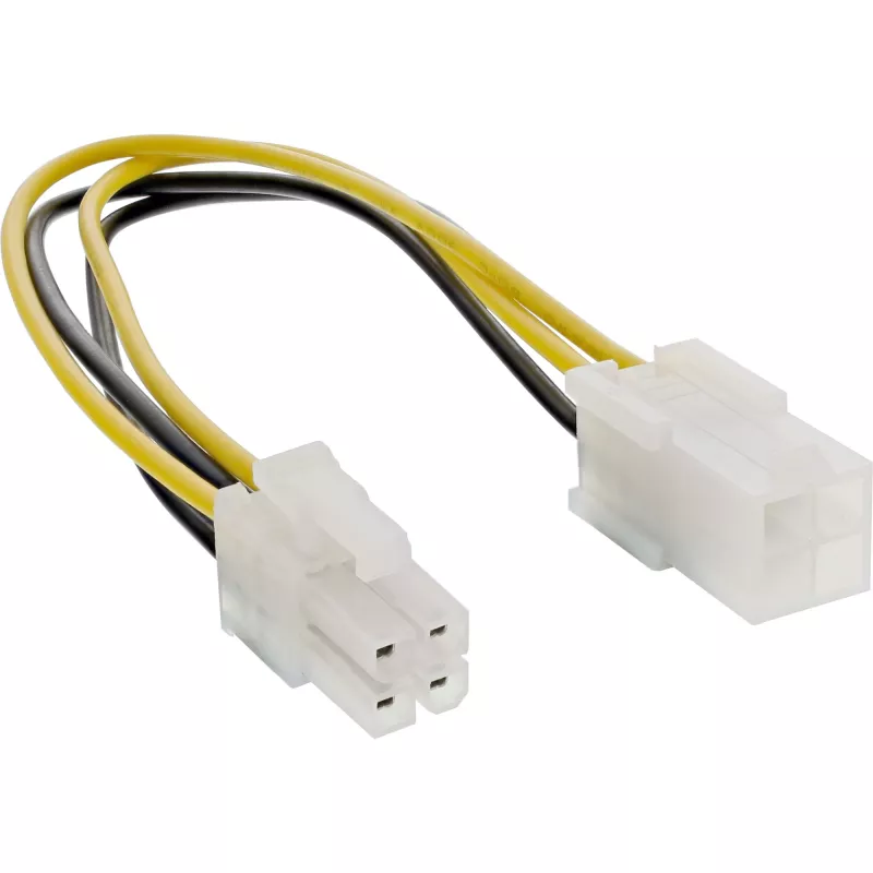 InLine Power Extension internal Mainboard P4 4pin male / female 0.20m