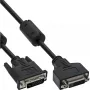 InLine DVI-D kabelis 24+1 M/F, Dual Link, 2 ferito šerdys, 5 m