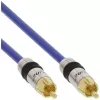 InLine Premium RCA garso kabelis 1x RCA kištukas / kištukas paauksuotas 3 m