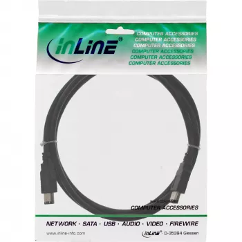 InLine FireWire 400 1394 laidas 6 kontaktų kištukas / kištukas 0,5 m