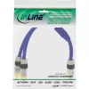 InLine RCA Y laidas Premium 1x RCA lizdas / 2x RCA kištukai, paauksuoti, 0,25 m