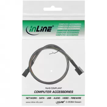 InLine Mini SAS HD laidas SFF-8643 į SFF-8643 su Sideband 1m